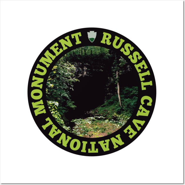 Russell Cave National Monument circle Wall Art by nylebuss